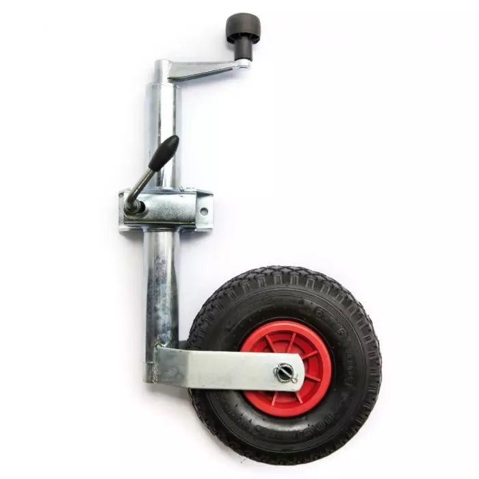 TT Solid Pneumatic wheel (plastic rim) jockey wheel 48mm. dia.