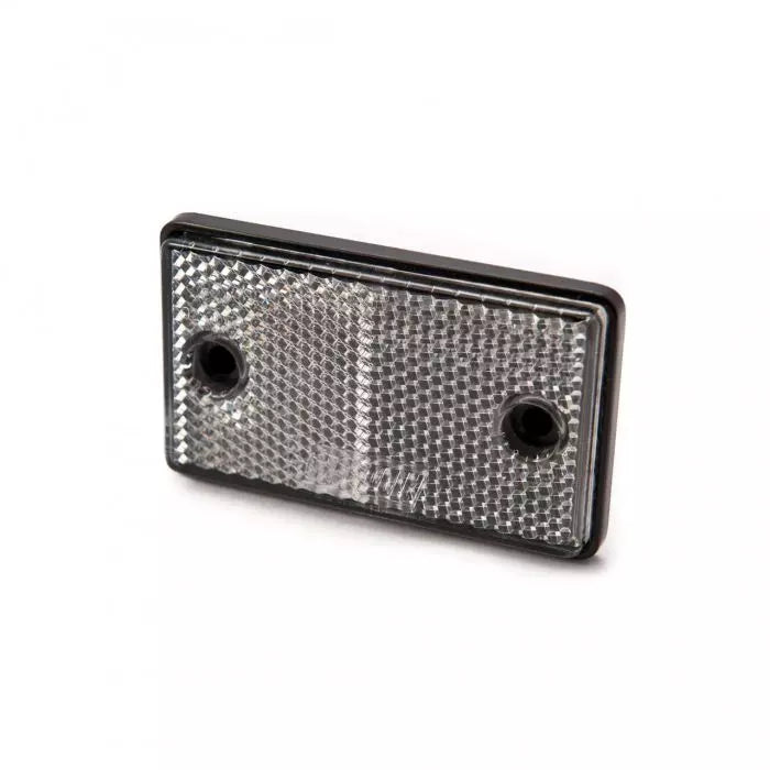 Reflector, rectangle, clear, stick on 75x50mm