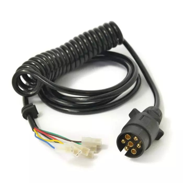 7-Pin Trailer Connecting Lead With Spade Terminals, 4-Metre Lead