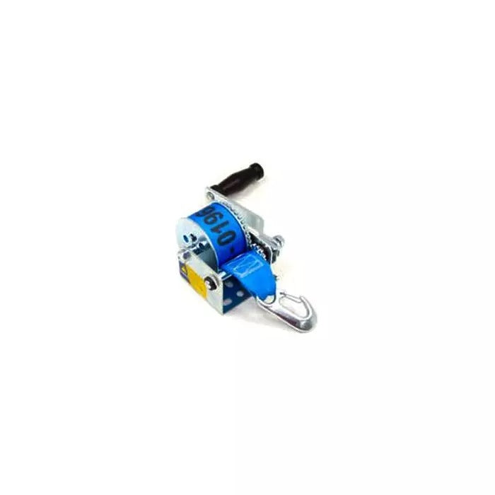 TT hand winch 523, 250 kg. working cap. c/w 4m. strap