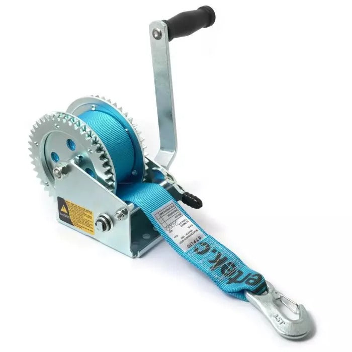 TT 551 hand winch, 1500 kg. breaking cap. c/w strap