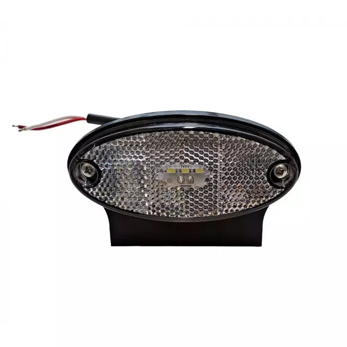 TrailerTek LED Side Marker Light Clear Lens 12-24V