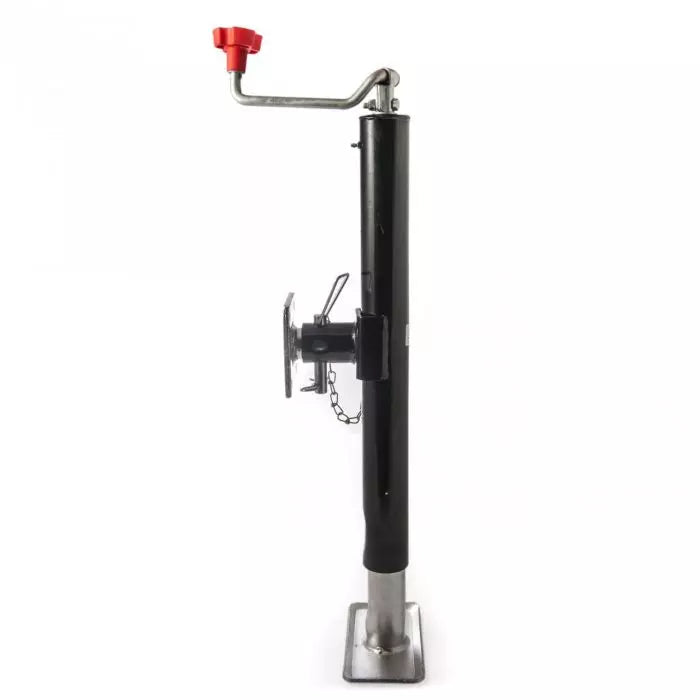Trailer jack with side winding handle, 800 kg. cap.