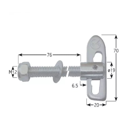 Antiluce Fastener - 12 x 76mm