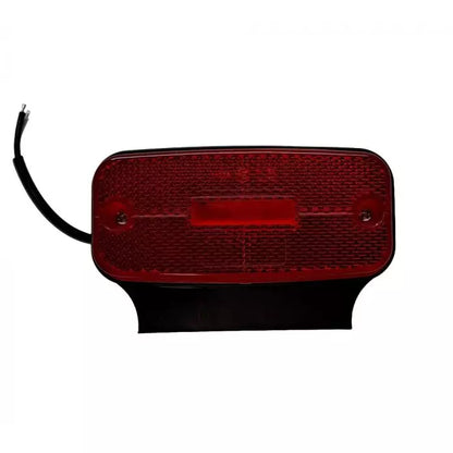 LED Side Marker Light, Red Lens, DC12-24V, ABS+PMMA Housing, IP65, E-Mark Approved.