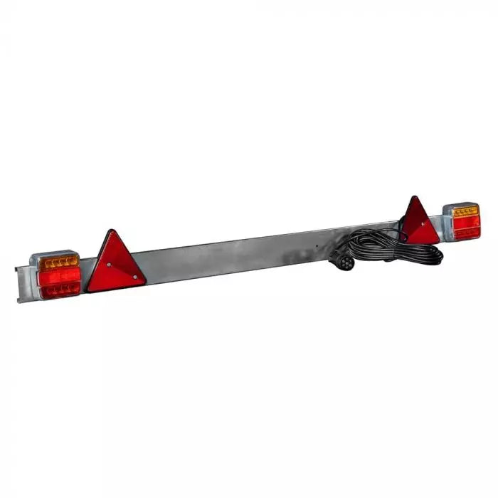 LED Trailer Light Extendable Aluminum Board, Board Length 1.3-1.9 Meters, Cable Length 10 Meters, DC12V, 7Pin EU Standard Plug,