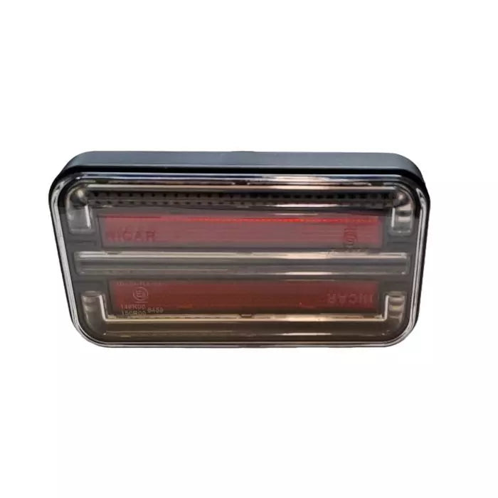 LED Trailer Light(Right), DC12-24V, IP65, Screw Base, Dynamic Design on Indicators, E-mark Approved. Functions: Position/Brake/Indicator/Reflector.